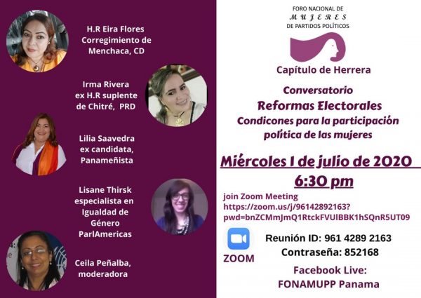 Conversatorio Reformas Electorales Capítulo de Herrera